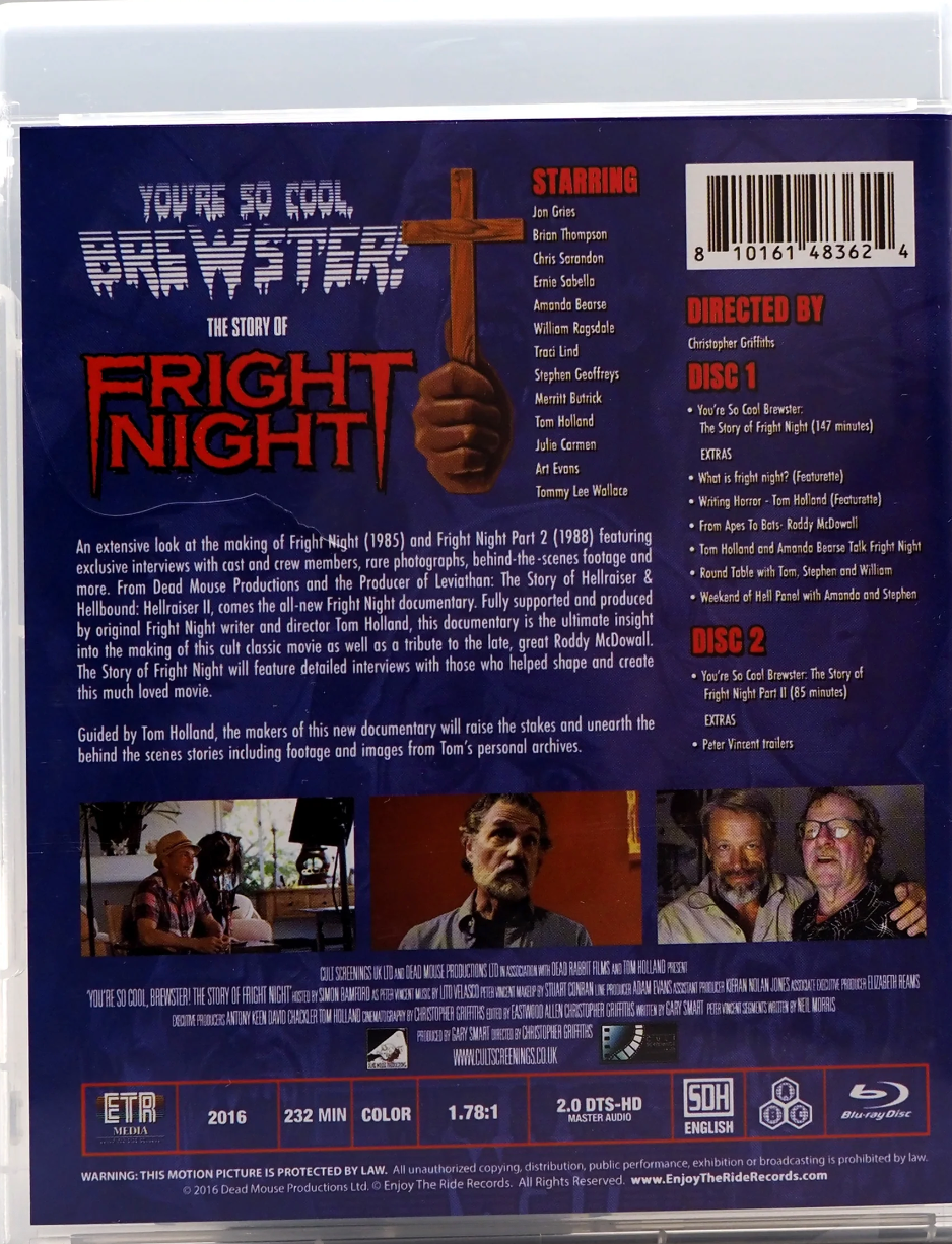 You're So Cool, Brewster! The Story of Fright Night: Limited Edition (ETRM-038)(Exclusive)*