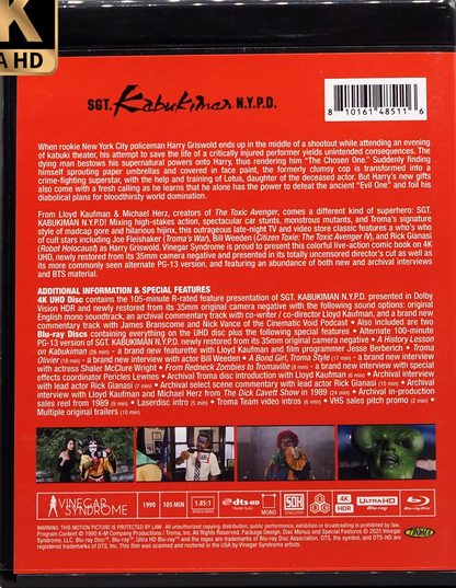 Sgt. Kabukiman N.Y.P.D. 4K: Limited Edition (VS-508)(Exclusive)*
