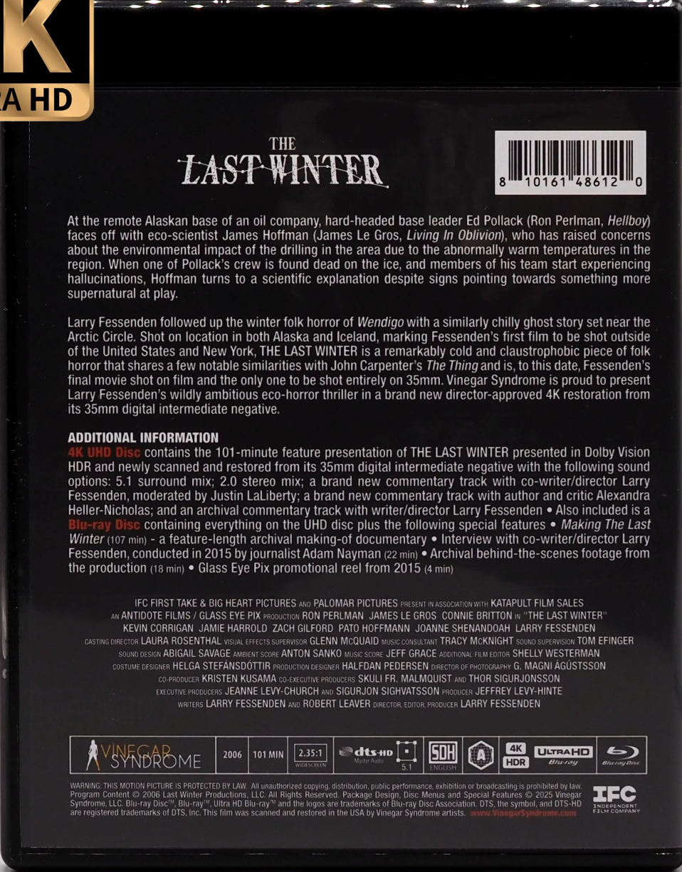 Of Monsters and Madness: The Films of Larry Fessenden - Volume 2 - Wendigo / The Last Winter 4K - Limited Edition (VS-509)(Exclusive)*