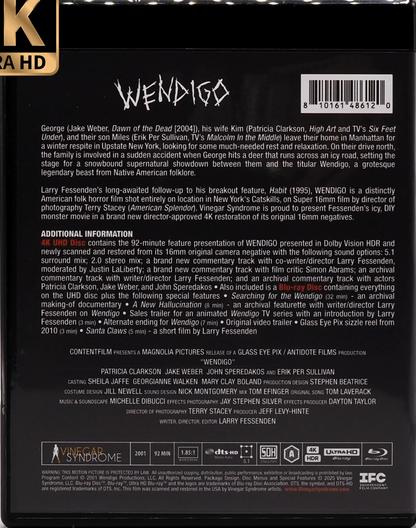 Of Monsters and Madness: The Films of Larry Fessenden - Volume 2 - Wendigo / The Last Winter 4K - Limited Edition (VS-509)(Exclusive)*