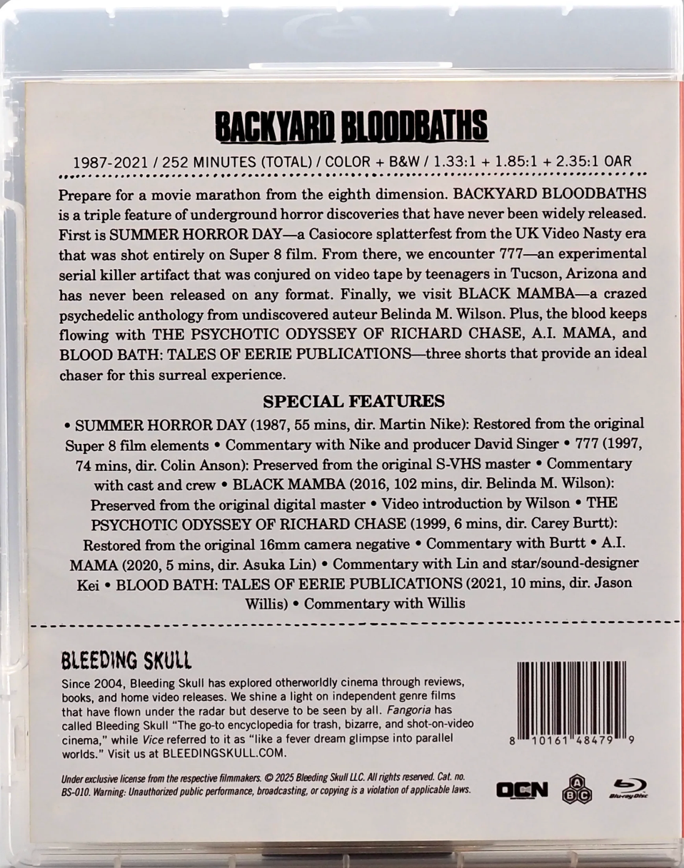 Backyard Bloodbaths: Limited Edition (BS-010)(Exclusive)*