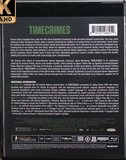 Timecrimes 4K: Limited Edition (VS-518)(Exclusive)*