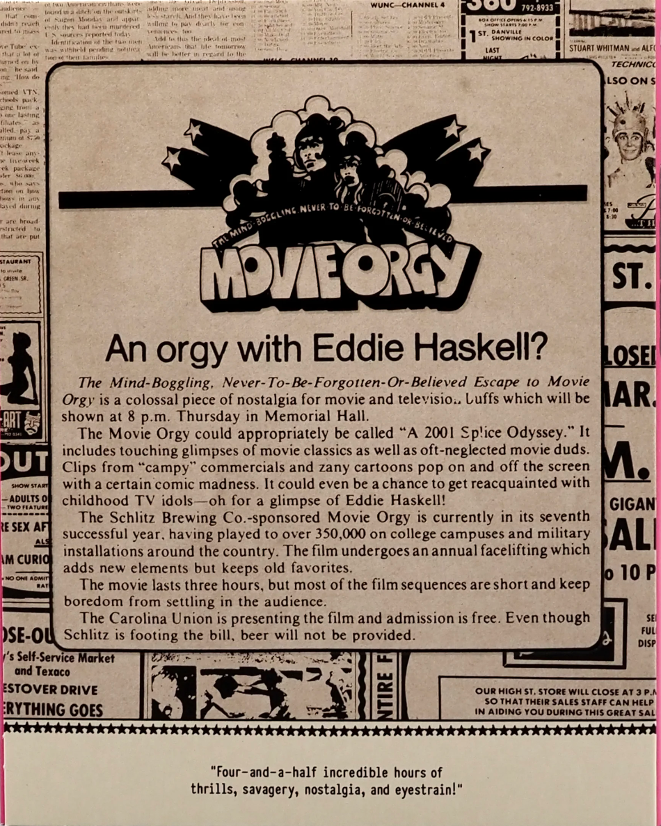 The Movie Orgy: Limited Edition (AGFA-072)(Exclusive)*