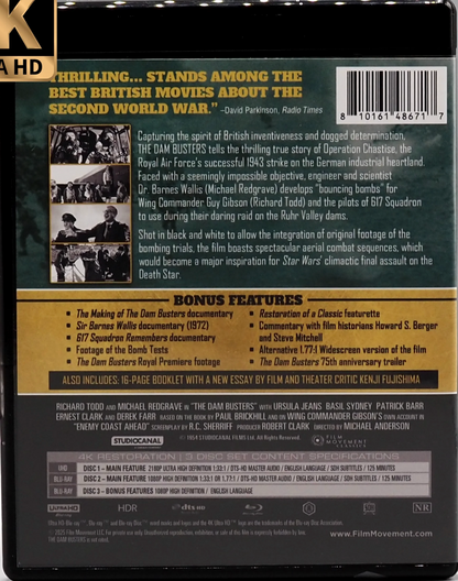 The Dam Busters 4K: Limited Edition (FMC-018b)(Exclusive)*