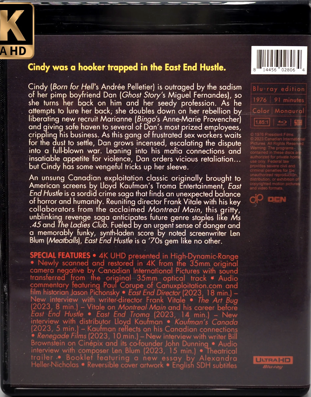 East End Hustle 4K: Limited Edition (CIP-019)(Exclusive)*