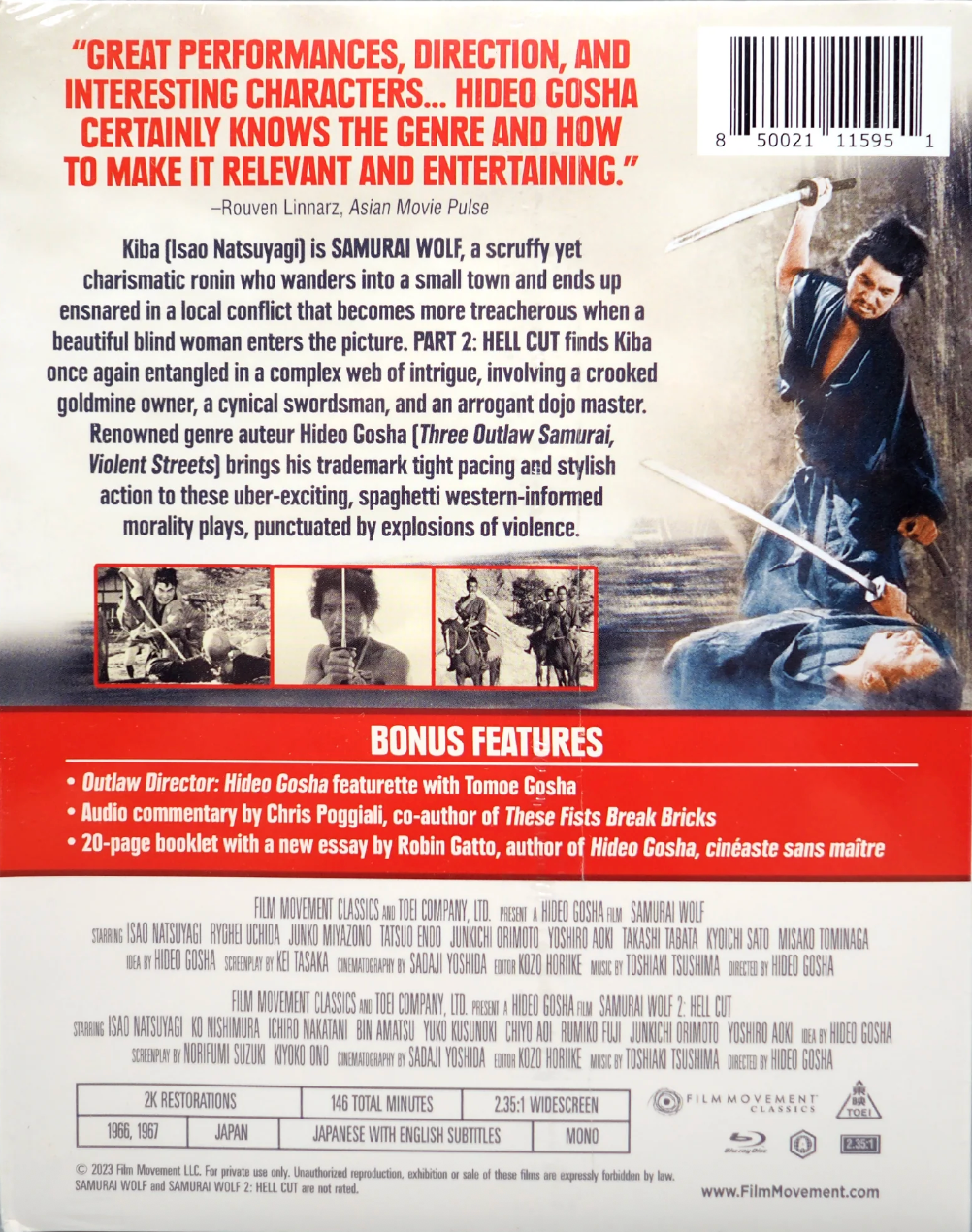 Samurai Wolf 1 & 2: Limited Variant Edition (FMC-052)(Exclusive)*