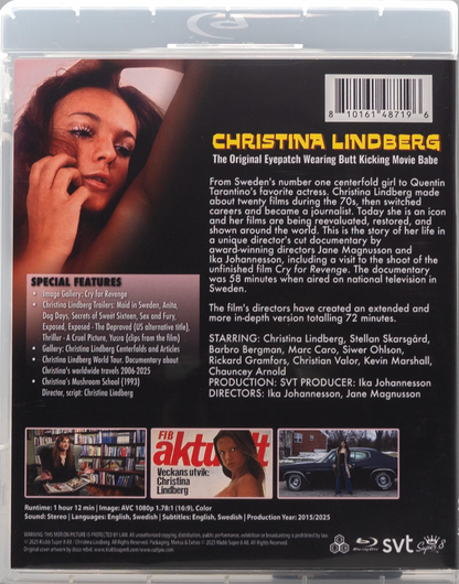 Christina Lindberg: The Original Eye Patch Wearing Butt Kicking Movie Babe - Limited Edition (1962)(KS8-003)(Exclusive)*