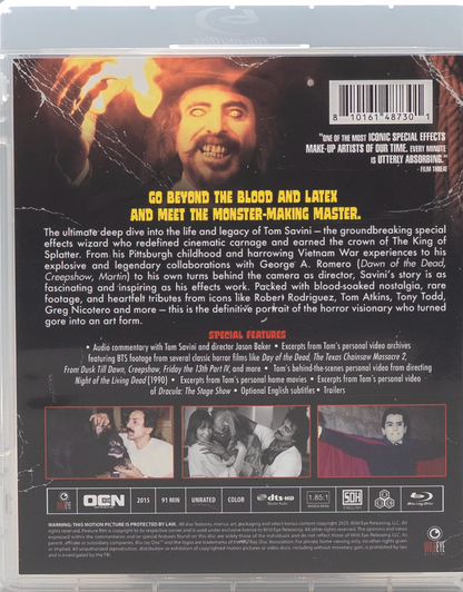 Smoke and Mirrors: The Story of Tom Savini - Limited Edition (WER-004)(Exclusive)*