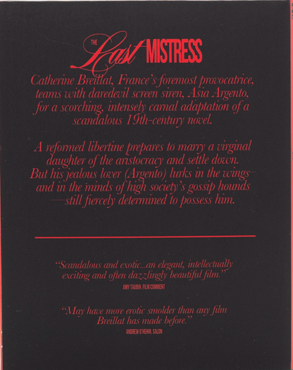 The Last Mistress: Limited Edition (IFC-022)(Exclusive)*