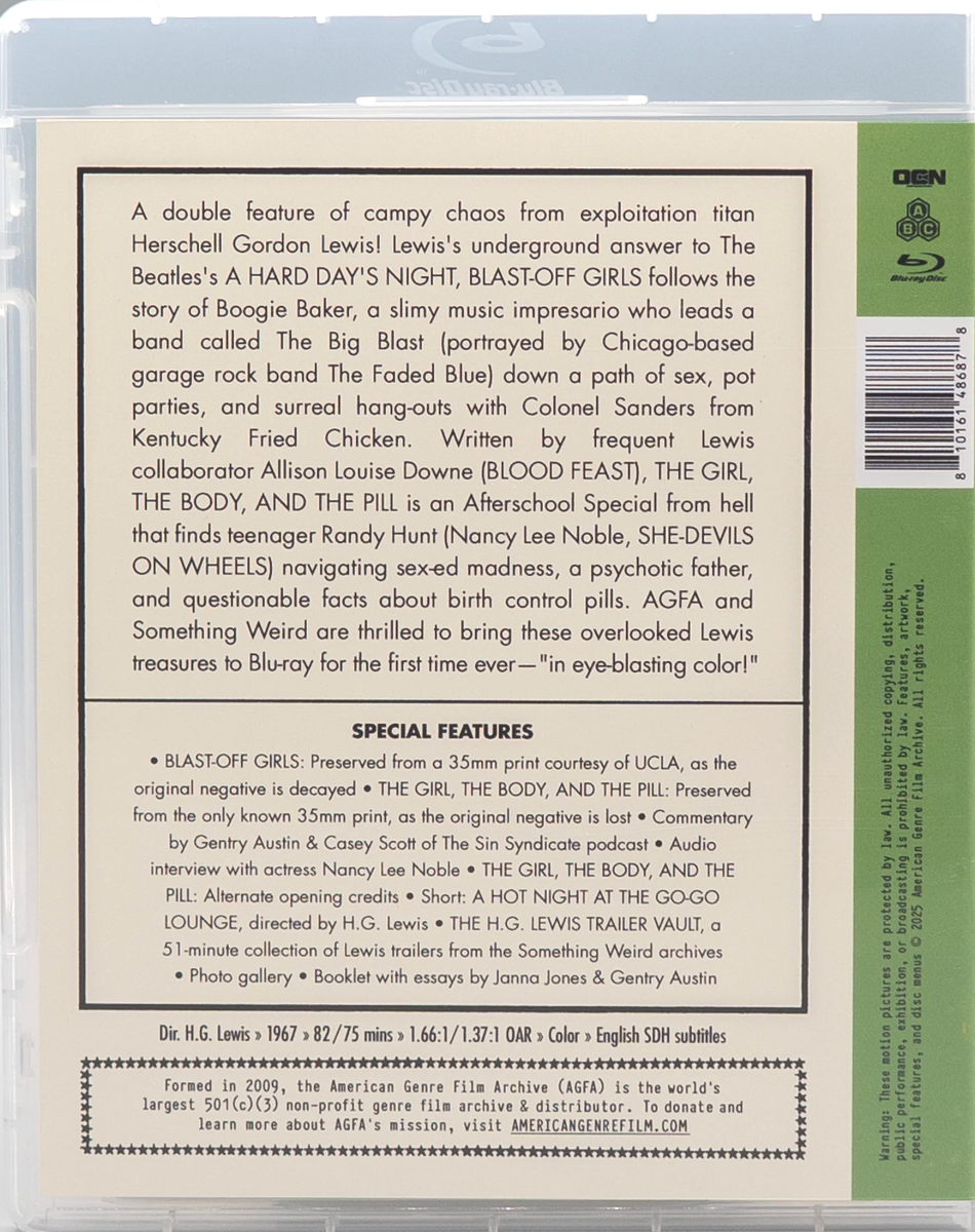 Blast-Off Girls / The Girl, The Body, and the Pill: Limited Edition (AGFA-073)(Exclusive)*