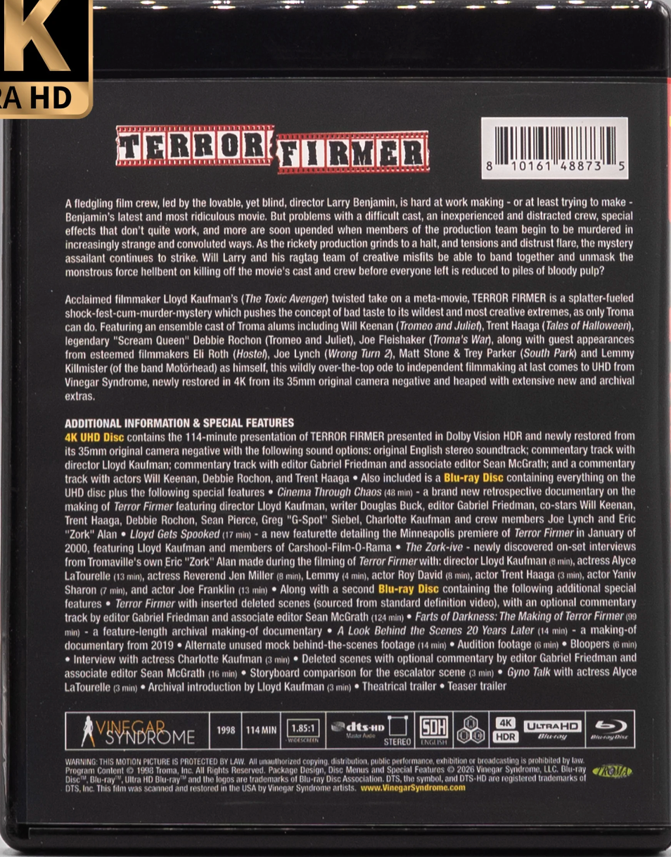 Terror Firmer 4K: Limited Edition (VS-522)(Exclusive)*