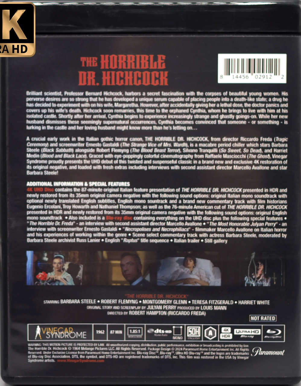 The Horrible Dr. Hichcock 4K: Limited Edition (VS-457)(Exclusive)*