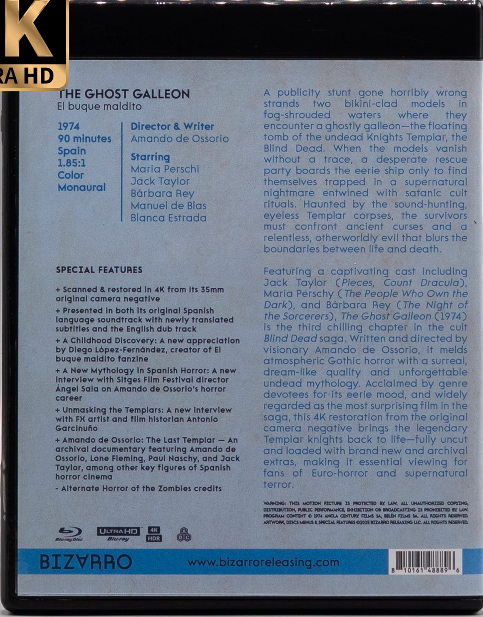 The Ghost Galleon 4K: Limited Edition (BZR-002)(Exclusive)*