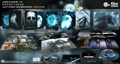 Prometheus 3D & 4K XL Full Slip SteelBook: Glow in the Dark Edition (FAC #103)(Czech)