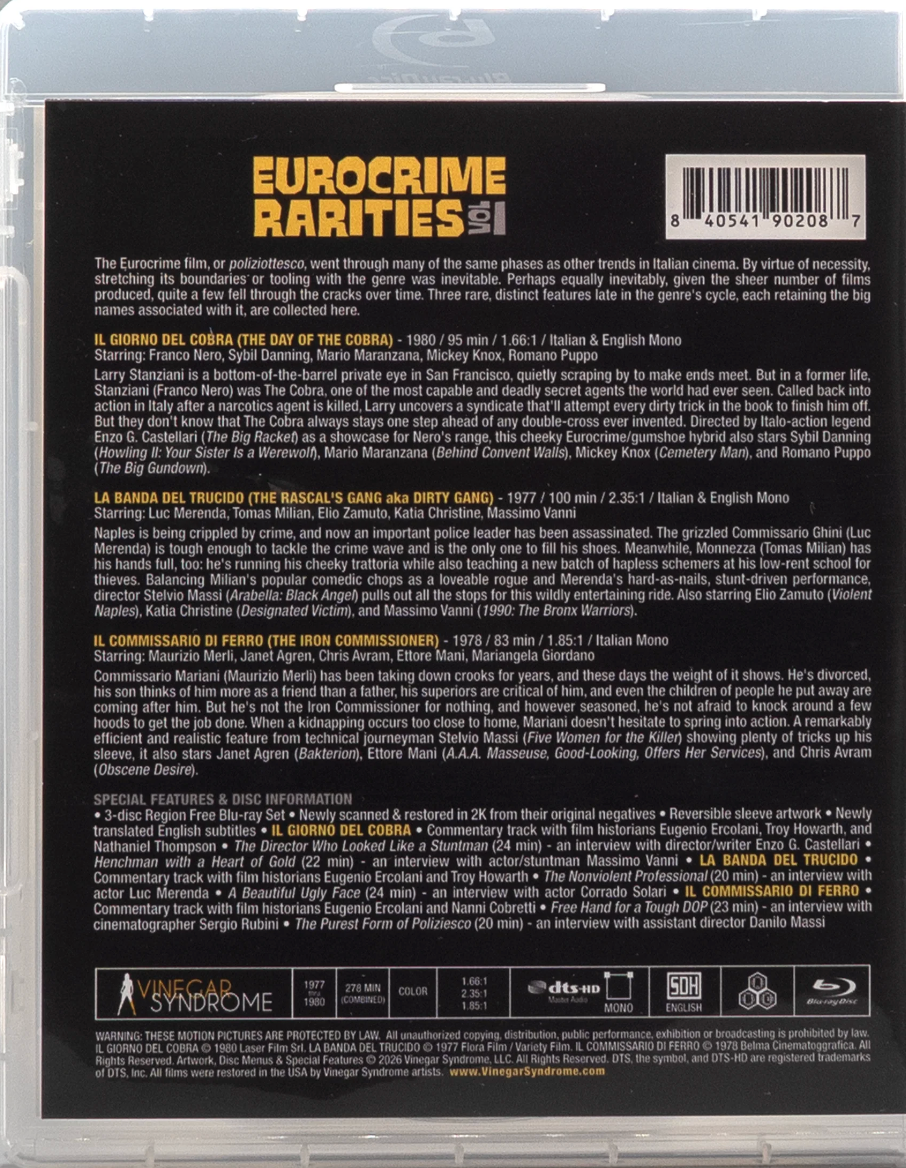 Eurocrime Rarities: Volume 1 - Limited Edition (VSL-024)(Exclusive)*