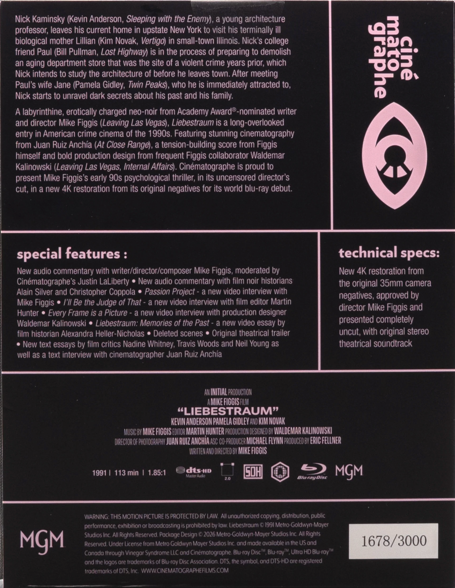 Liebestraum: Limited Edition DigiBook (CIN-032)(Exclusive)*