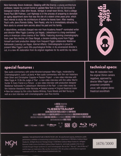 Liebestraum: Limited Edition DigiBook (CIN-032)(Exclusive)*