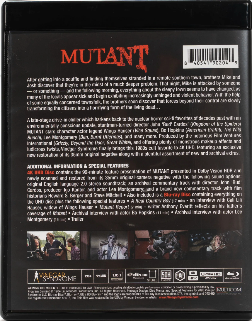 Mutant 4K: Limited Edition (1984)(VS-533)(Exclusive)*