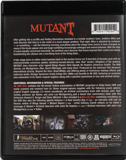 Mutant 4K: Limited Edition (1984)(VS-533)(Exclusive)*