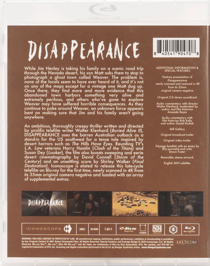 [Pre-Order] Disappearance: Limited Edition (2002)(ICON-004)(Exclusive)