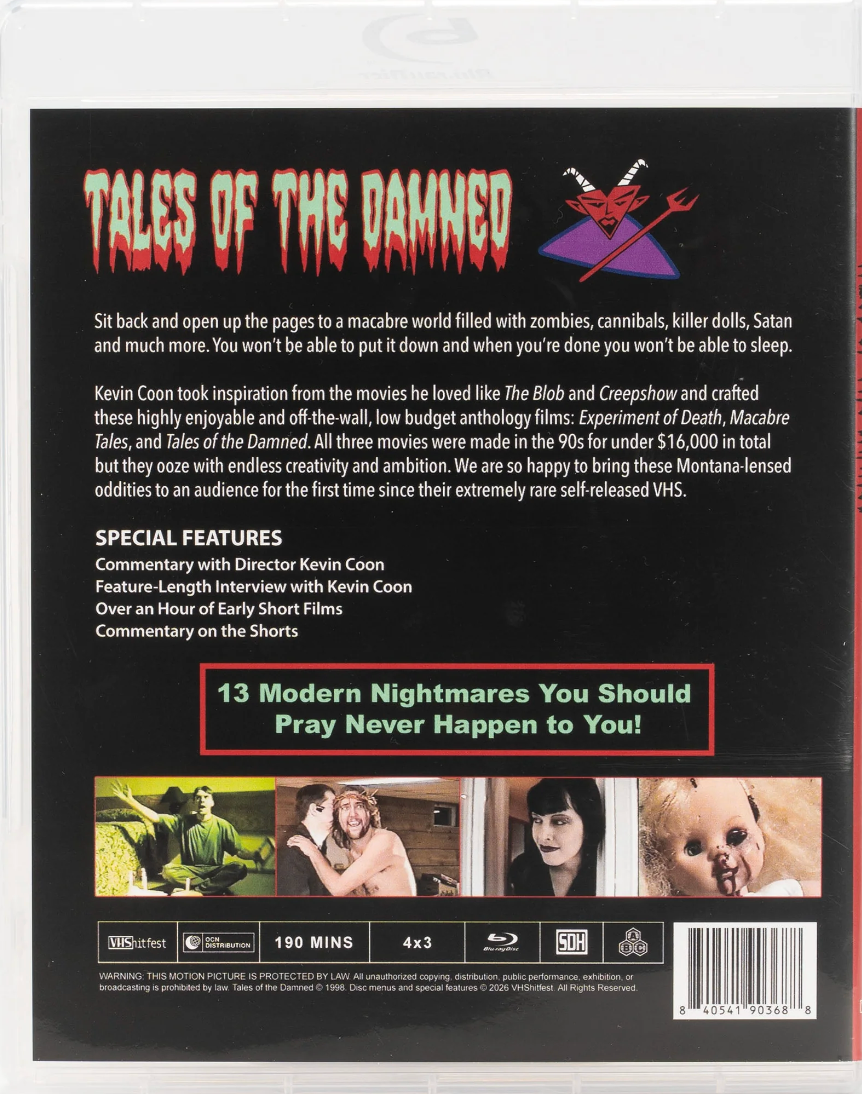 [Pre-Order] Tales of the Damned: Three Movies by Kevin Coon - Limited Edition (VHSH-024)(Exclusive)