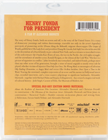 [Pre-Order] Henry Fonda for President: Limited Edition (TFD-009)(Exclusive)