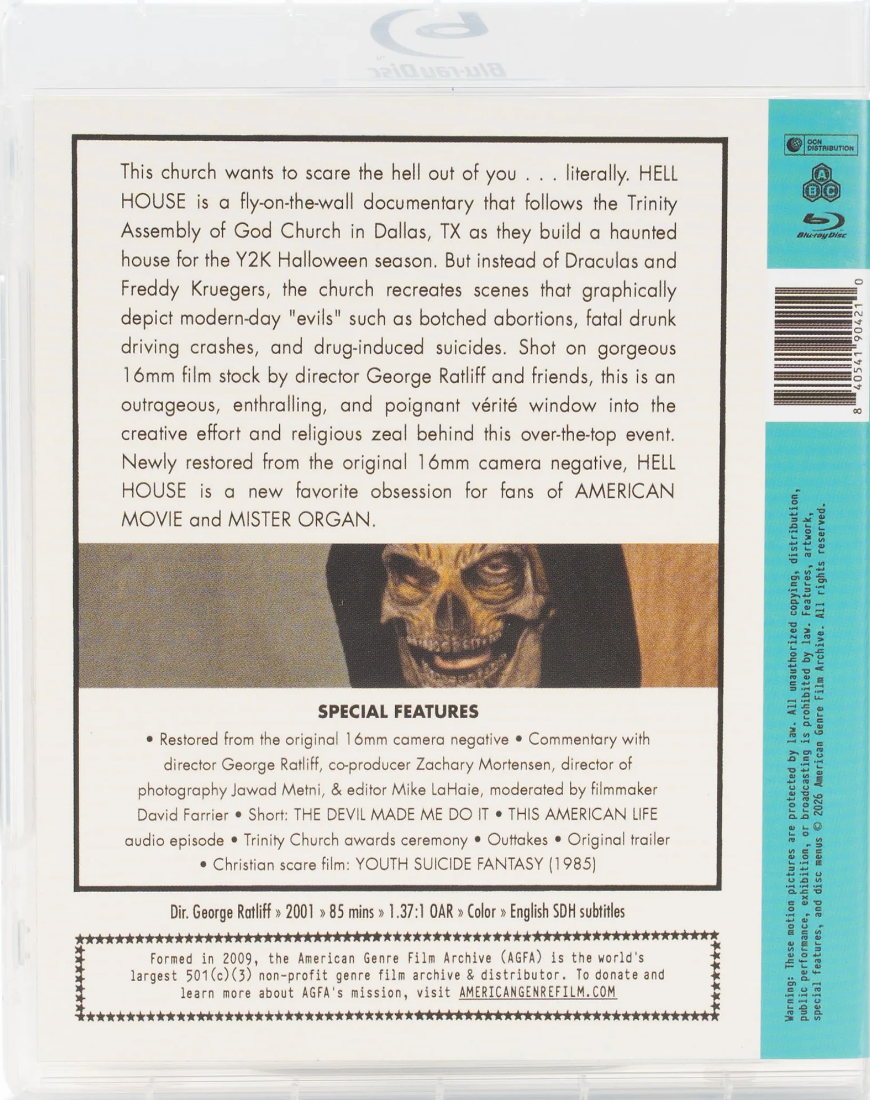 [Pre-Order] Hell House: Limited Edition (2001)(AGFA-080)(Exclusive)