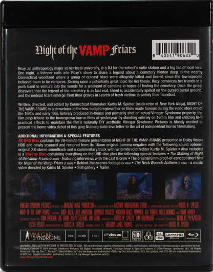 [Pre-Order] Night of the Vamp-Friars 4K: Limited Edition (VSP-013)(Exclusive)