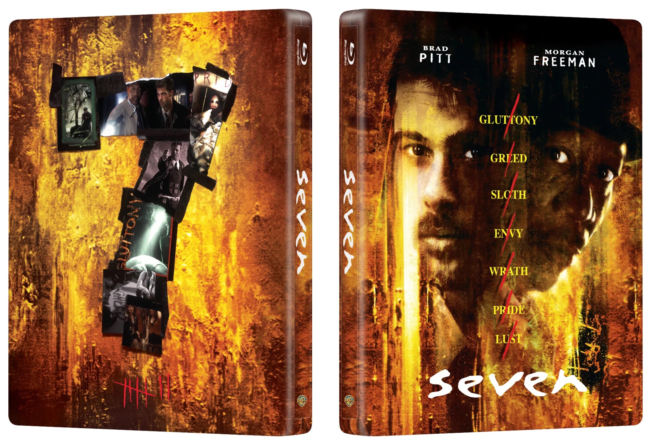 Seven Double Lenticular SteelBook (Se7en)(1995)(ME#14)(Hong Kong