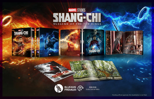 Shang-Chi and the Legend of the Ten Rings Double Lenticular SteelBook (BP#003)(EMPTY)(China)