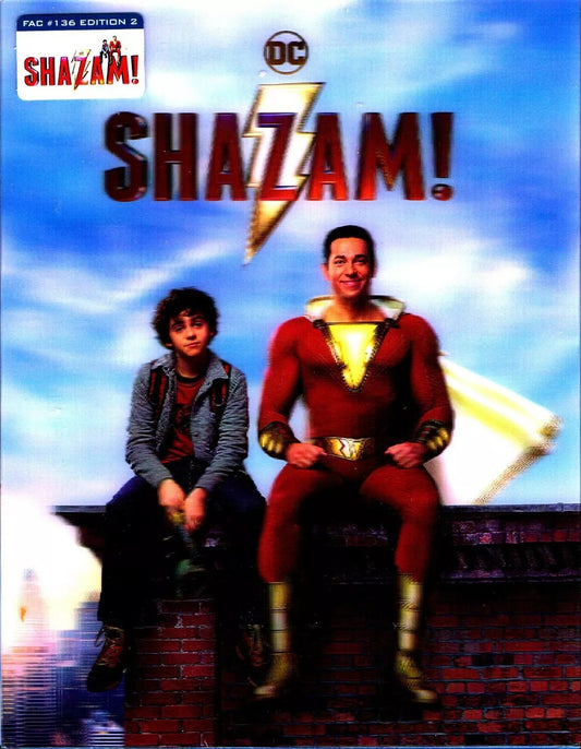 Shazam! 3D Double Lenticular SteelBook (2019)(FAC#136)(Czech)