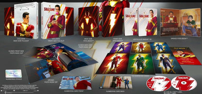 Shazam! 4K Full Slip SteelBook + Lenticular Magnet (2019)(FAC#136)(Czech)