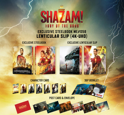Shazam! - Fury of the Gods 4K Lenticular SteelBook (ME#58)(Hong Kong)
