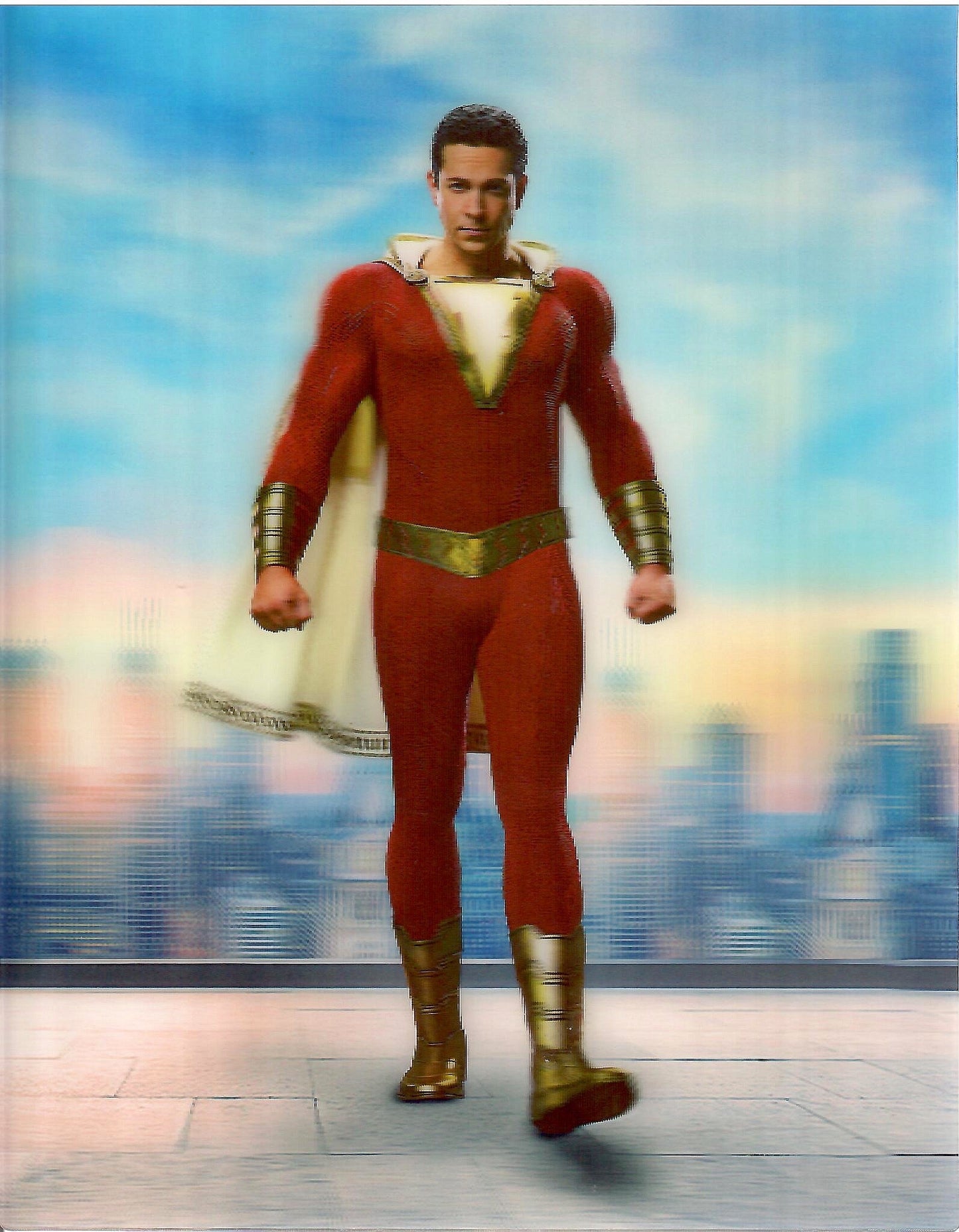 Shazam! Lenticular Sticker Version A For SteelBook (2019)(FAC#136)(Czech)