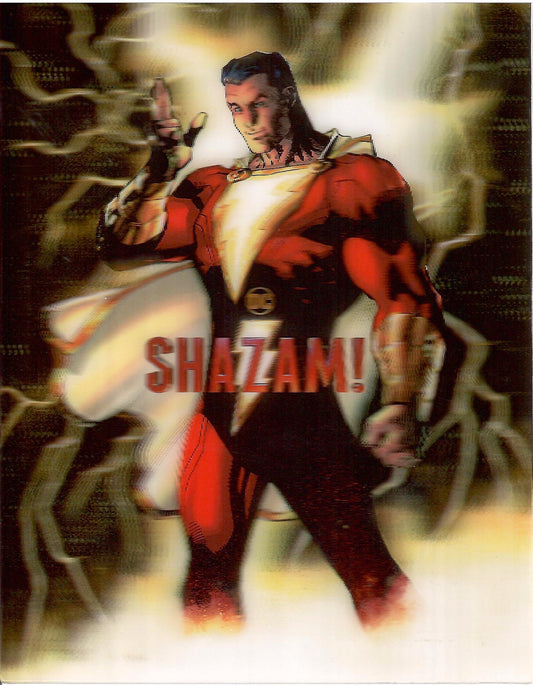 Shazam! Lenticular Sticker Version B For SteelBook (2019)(FAC#136)(Czech)