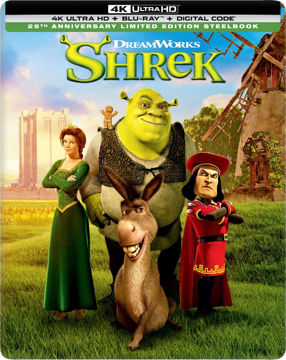 [Pre-Order] Shrek 4K: 25th Anniversary Edition SteelBook (2001)
