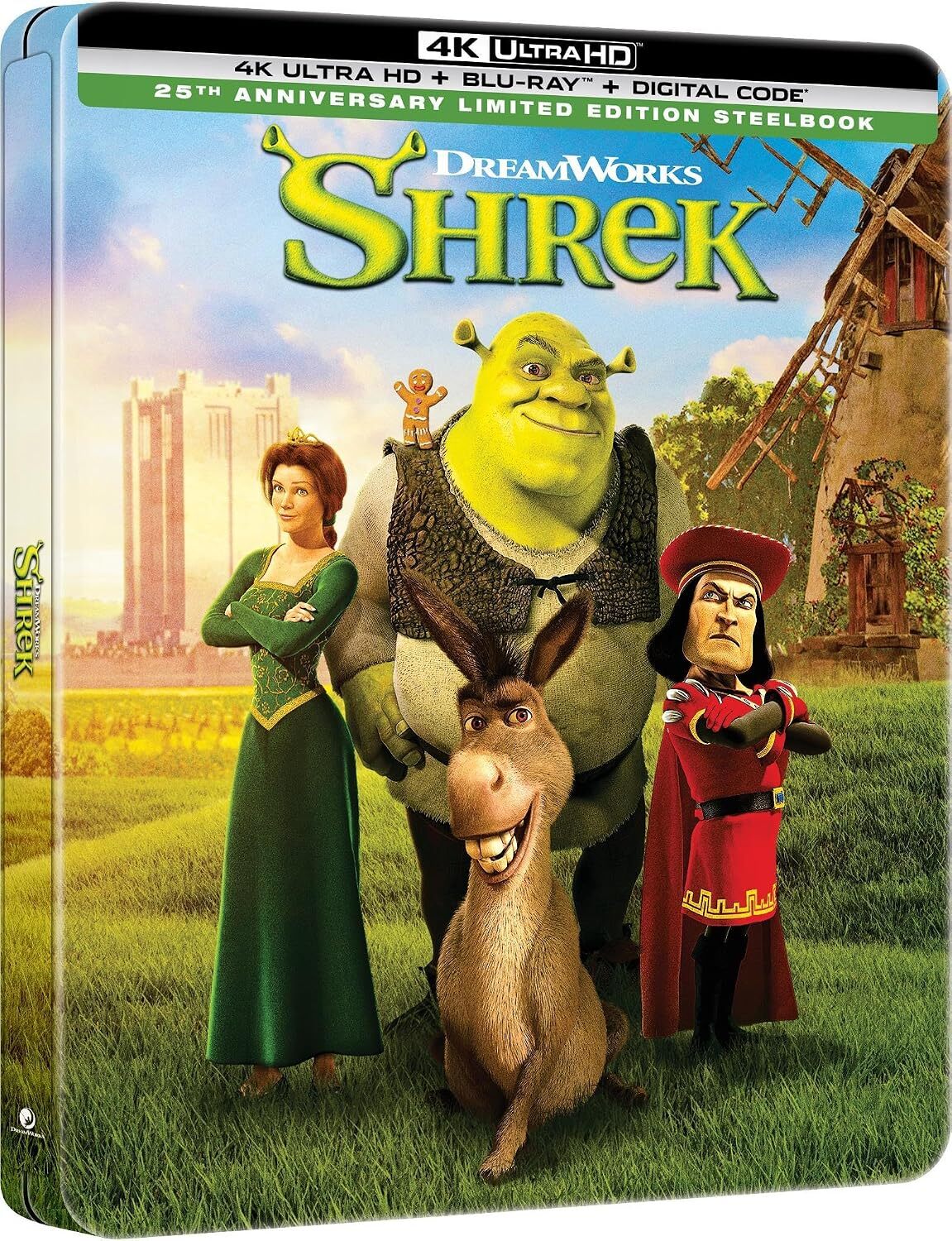 [Pre-Order] Shrek 4K: 25th Anniversary Edition SteelBook (2001)