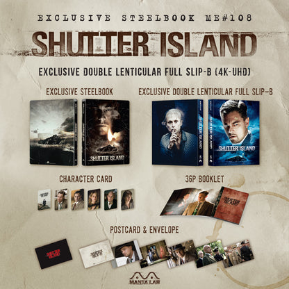 [Pre-Order] Shutter Island 4K 1-Click SteelBook (ME#108)(Hong Kong)