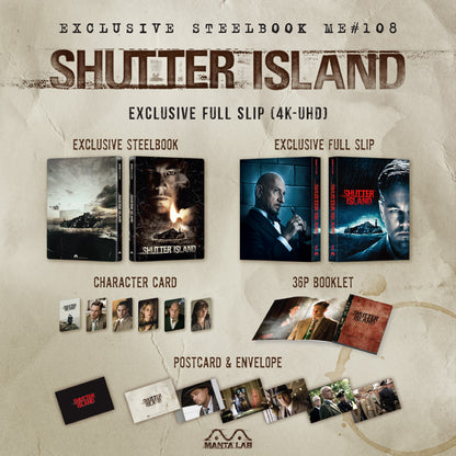 [Pre-Order] Shutter Island 4K 1-Click SteelBook (ME#108)(Hong Kong)