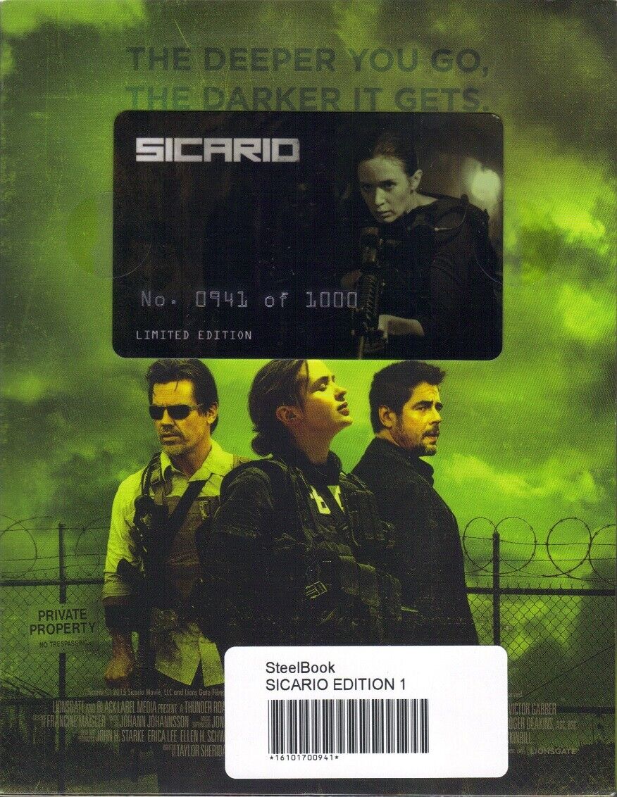 Sicario 1-Click SteelBook (2015)(FAC#35)(Czech)