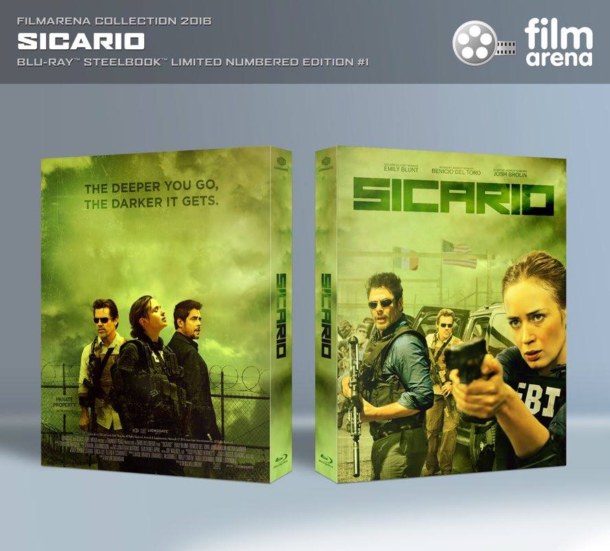 Sicario 1-Click SteelBook (2015)(FAC#35)(Czech)