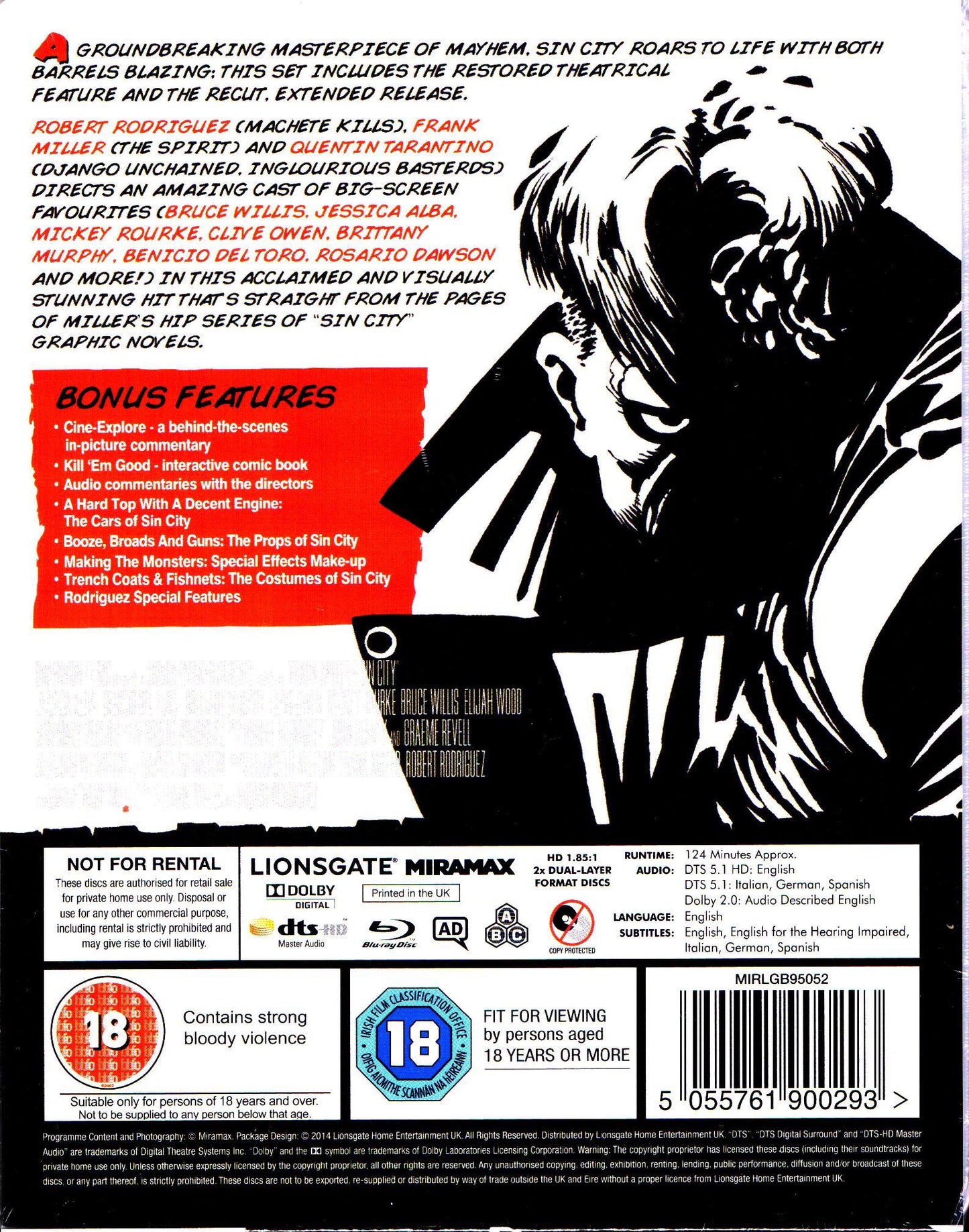 Sin City: Extended Cut SteelBook (UK)