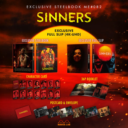 Sinners 4K 1-Click SteelBook (2025)(ME#82)(Hong Kong)