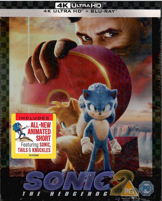 Sonic the Hedgehog 2 4K SteelBook (2022)(UK)