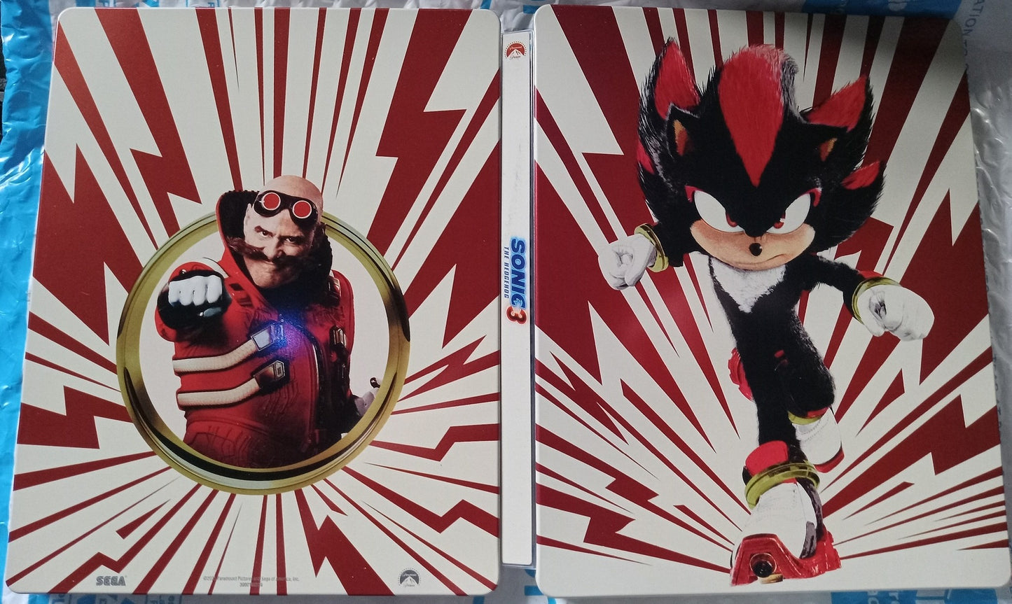 Sonic the Hedgehog 3 4K SteelBook (2024)(Exclusive)
