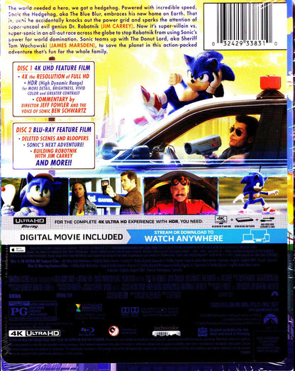 Sonic the Hedgehog 4K SteelBook (2020)