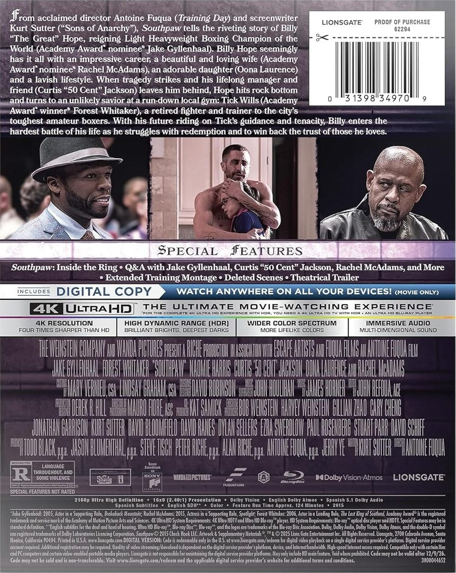 Southpaw 4K SteelBook (Exclusive)