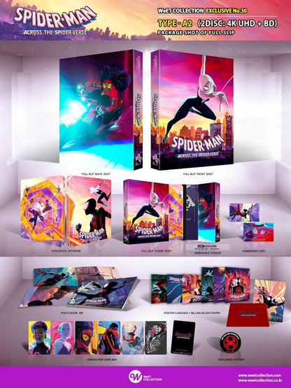 Spider-Man: Across the Spider-Verse 4K Full Slip A2 SteelBook (Re-release)(WCE#30)(Korea)