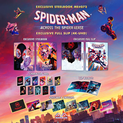 Spider-Man: Across the Spider-Verse 4K Full Slip SteelBook (ME#72)(Hong Kong)