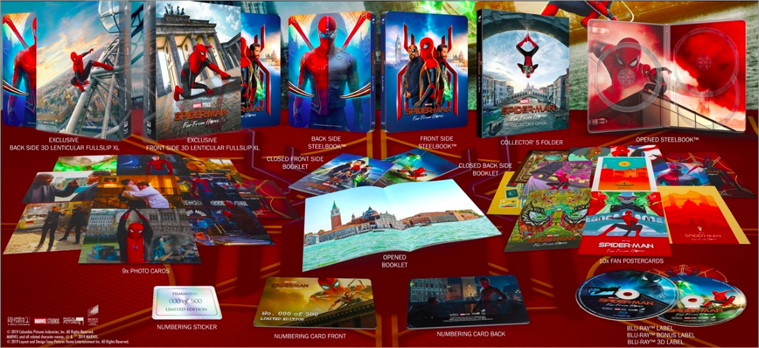 Spider-Man: Far From Home 3D + 4K 1-Click SteelBook Maniacs Box Set (2019)(FAC#128)(Czech)